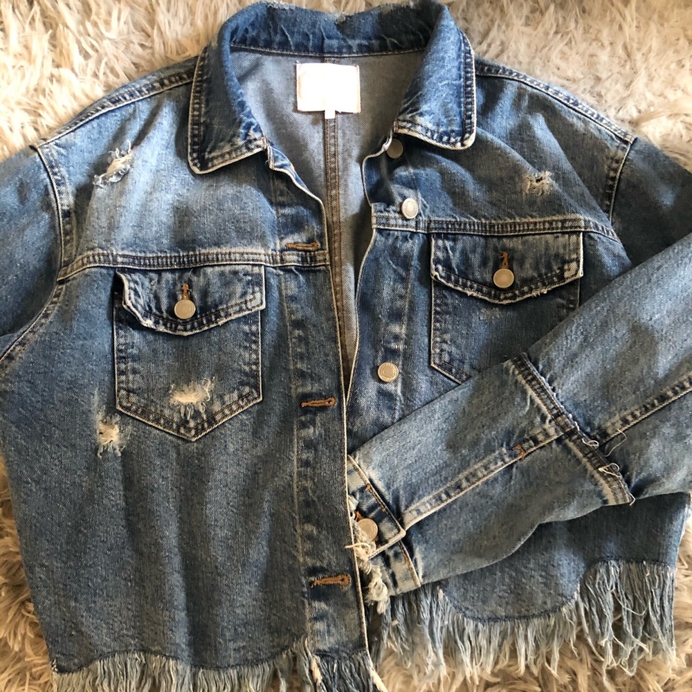 【Zara】Crop Denim Jacket
